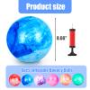 FUTUREPLUSX 6PCS Inflatable Playground Balls, 8.7 Inches Kickball Dodge Ball with Pump, for Kids Indoor and Outdoor Play, Party Favors view 2