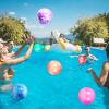 FUTUREPLUSX 6PCS Inflatable Playground Balls, 8.7 Inches Kickball Dodge Ball with Pump, for Kids Indoor and Outdoor Play, Party Favors view 4