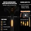 2 Pieces Universal Led Bike Flowing Taillight,Bicycle LED Dripping Tail Light for Any Type of Seatpost,USB Rechargeable,Water Resistant,Bicycle Tail Light for Safe Night Ride (Red+Green) view 3