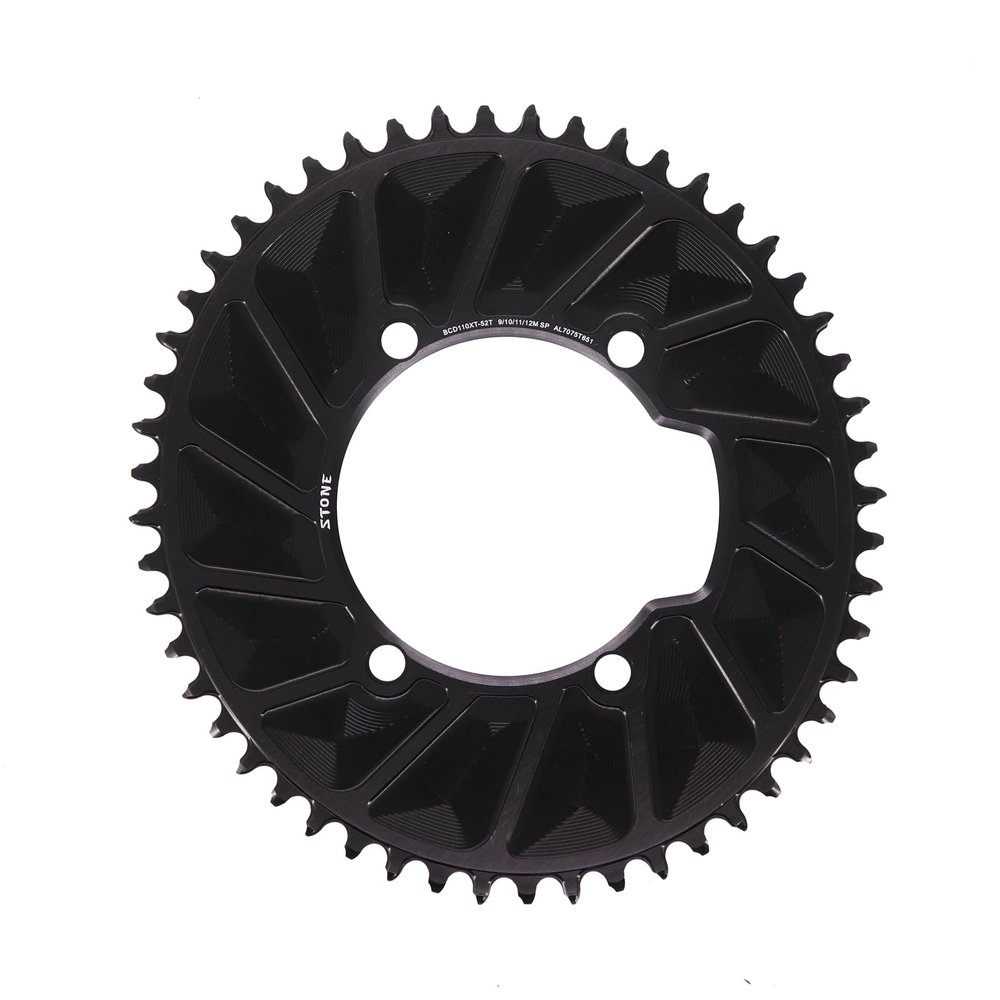 DJC Stone Chainring 110 BCD for Shimano 4700 5800 6800 9000 Oval 34 36 38 40 42 44 46 48 58T 60T Narrow Wide Road Bike 110bcd