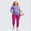 CRZ YOGA Butterluxe Maternity Crewneck Long Sleeve Shirts - Athletic Yoga Casual Pregnancy Womens Tee Tops Basic Layer Soft Dark Lavender Purple XX-Small view 3