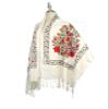 DOFOTAWN Womens Embroidered Oversize Tassel Pashmina Shawl Scarf Gift for Women (White) view 4