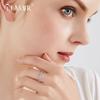 TEAMER Stainless Steel Triple Moon Goddess Ring Amulet Wicca Pentagram Ring Pagan Jewelry for Women (Silver, 11) view 3