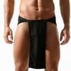 Wayonge Men's Onesie Six Foot Underwear with U-Shaped Pouch Sumo Wrestling Pants and Kimono Underwear (Black,M) view 4