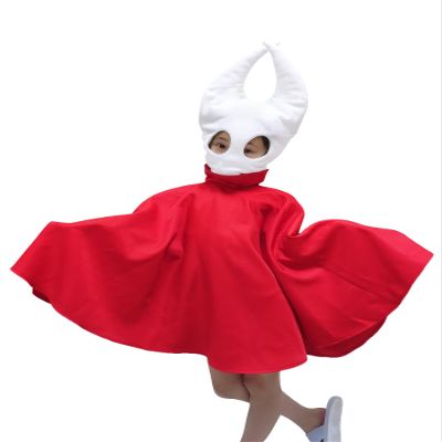 C-ZOFEK Adventure Game Mask Hood Cape Gothic Red Cloak Christmas Cosplay Costume (Red)