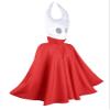 C-ZOFEK Adventure Game Mask Hood Cape Gothic Red Cloak Christmas Cosplay Costume (Red) view 2