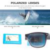 YIMI Polarized Bifocal Reading Sunglasses for Men Women Blue Light Blocking Glasses Black Lens UV Protection Outdoor Sun Readers Lightweight Driving Eyeglasses Tinted Shades Anti Glare Eyewear 1.5 view 3
