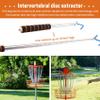 ALOEU Disc Golf Retriever Disc Golf 10 Feet Portable Telescoping Pole with Durable Hook for Outdoor Flying Disc view 2