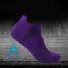 Ankle Athletic Running Socks Cotton Low Cut Sports Tab Socks for Men and Women Men's Running Ankle (Purple, One Size) view 2