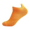 Ankle Athletic Running Socks Cotton Low Cut Sports Tab Socks for Men and Women Men's Running Ankle (Orange, One Size)