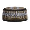 Islamic Men Prayer Kufi Hat Muslim Arabian Turkish Embroidered Skull Cap Men Religious Praying Cap Mosque Arab Indian Ramadan Eid Headwear view 2