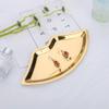 BBAUER 1PC Stainless Steel Jewelry Tray Dish Plate Gold Lip Shaped Earrings Cosmetics Jewelry Organizer Plate for Ring Necklace, Small Jewelry,Snacks (Color : Gold), haotingting123 view 2