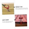 Yardwe 3pcs Fish Bone Tent Pegs with Spring Hooks Lightweight Durable and Windproof Camping Stakes for Tents and Canopies Easy Installation for Outdoor Adventures view 3