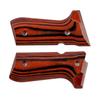 Guuun Wood Grip for Beretta 92/96 Full Size 92FS Grips, Highly Polished Surface Wood Composite Pistol Handle Panel - Red view 3
