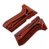 Guuun Wood Grip for Beretta 92/96 Full Size 92FS Grips, Highly Polished Surface Wood Composite Pistol Handle Panel - Red view 4