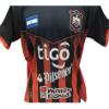 CD Aguila - El Salvador Camisa Negro Naranja Rayada, Tu equipo Favorito, El Mas Popular del Oriente de Tu Pais (X-Large) view 2