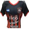 CD Aguila - El Salvador Camisa Negro Naranja Rayada, Tu equipo Favorito, El Mas Popular del Oriente de Tu Pais (X-Large) view 3