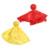 Sosoport 2pcs Portable Penalty Flags Set Red Orange Football Referee Tossing Flags for Accurate Calls for Sports Events Games Enhancing Fairness Football Activities view 1