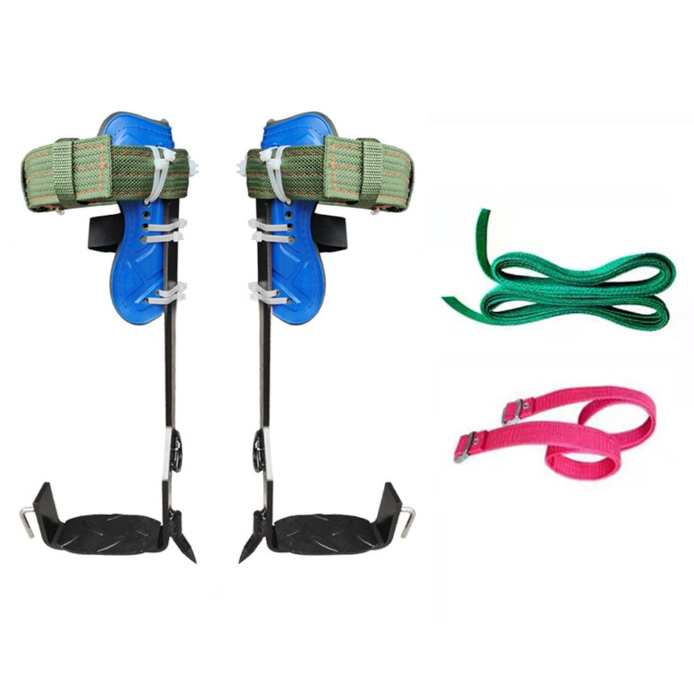 Xcello Durable Steel Plate Tree Climbing Spikes with Upright Design, Non Slip Gear for Outdoor Hazards