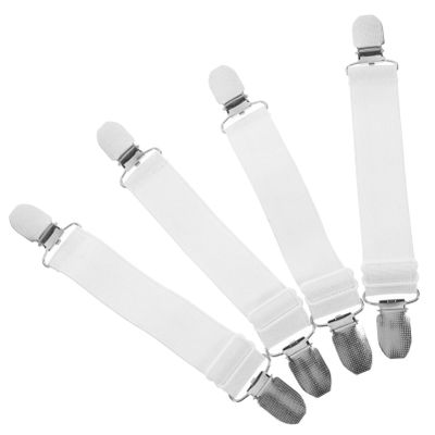 Happyyami 4pcs Adjustable Elastic Boot Clips Pant Fasteners Windproof Water-resistant Holders for Outdoor Sports Unisex Design for Active Wear