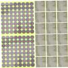 Yardwe 20sheets Portable Self-Adhesive Target Stickers Fluorescent Round Pasters for Shooting Practice Durable Adhesive Labels for Sports Enthusiasts view 1