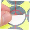 Yardwe 20sheets Portable Self-Adhesive Target Stickers Fluorescent Round Pasters for Shooting Practice Durable Adhesive Labels for Sports Enthusiasts view 2