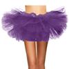 WDPL Women's Mini Ballet Halloween Tutu Costume Tulle Skirt Purple-36 Medium view 1