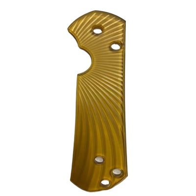 Echeson 1 Piece Custom Utem Scales Fits for Chris Reeve Large Sebenza 21, Amber PEI Handle Patch (Color : C)