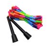 NATTCO Fitness Elevate Rope Rush Athletics Beaded Jump Skipping Rope Rainbow Hard Beads 2.9 Meter Adjust Adjustable (Color : HB RA 3mmC 115g, Size : 1) view 1