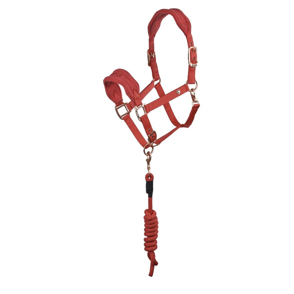 Shires ARMA Comfy Fleece Headcollar (Coral, Cob)