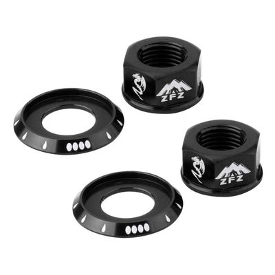 Aymzbd Hubs Nut M10 Folding Fixed Gear Bike Wheel Hubs Axle Screw, Black