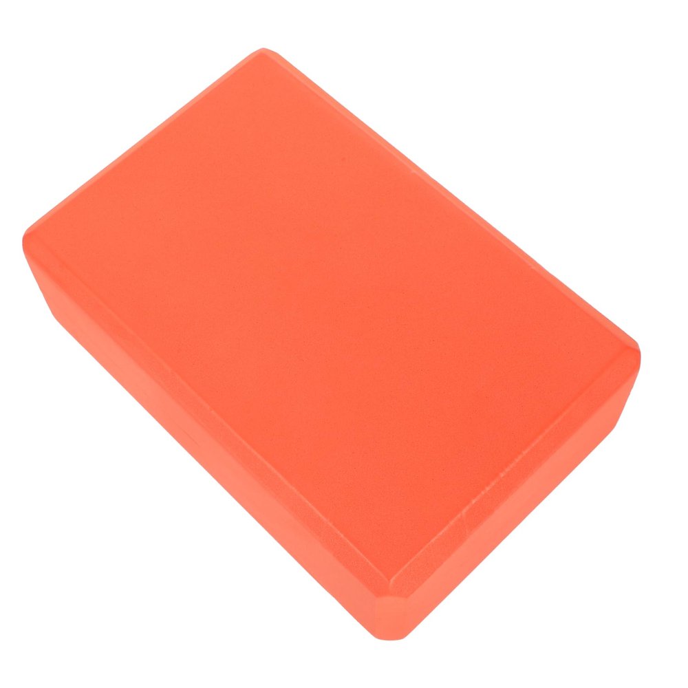 Happyyami Yoga Brick High Density Eva Block for Exercise and Fitness Lightweight Non-slip Design for Improved Stability and Support Stretching for Yoga Practice Vibrant Orange