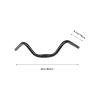 Yardwe Flat Bike Handlebars Retro Bike Handlebar Bike Bend Handlebar Handle Bars for Bike Vintage Bike Handlebar for Bike Bicycle Handlebars Casual Stainless Steel Component Miss view 2