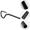 Yardwe Flat Bike Handlebars Retro Bike Handlebar Bike Bend Handlebar Handle Bars for Bike Vintage Bike Handlebar for Bike Bicycle Handlebars Casual Stainless Steel Component Miss view 3