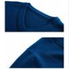 UNeedVog Men's Pullover Sweaters V-Neck Slim Fit Knitted Jumpers Casual Long Sleeve Solid Sweater Red view 4