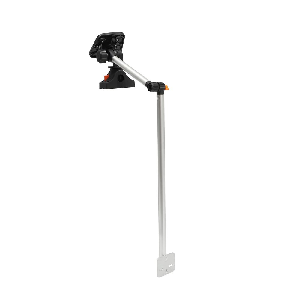 LUOSHALIYA Universal Portable Transducer Bracket, 360 Freely Rotatable Bracket, Transducer Pole, Portable Fish Finder for Fixed Fish Finder Probe Holders