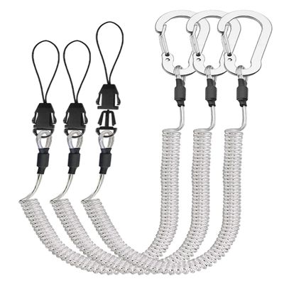 Lix&Rix Spiral Stretchable Elastic Coiled Lanyard Tool Tether Leash