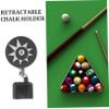 Happyyami Retractable Pool Chalk Holder Snooker Cue Chalk Holder Tool for Billiards Shock-Absorbing Design Prevents Loss and Breakage for Billiard Enthusiasts view 4