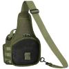 HOW'ON Hunting Backpack Waterproof Sling Shoulder Bag Small Carry Pouch Army Green view 3