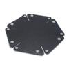2PCS Black and Red PU Leather Tray Round Leather Valet Tray for Women Jewelry Key Tray Organizer Desk Storage Plate for Key Coin Phone Jewelry Wallet Watch Rings Sunglasses view 4