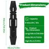 Just-V 7-Gallon Water Tank with Camping Shower for Off-Road Vehicles, Pick-up Trucks,SUV,Outdoor Activities Water Supply Construction Black Roof Rack Mount view 4