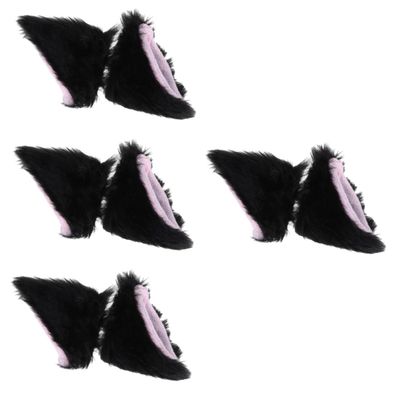 BESPORTBLE 4pairs Helmet Decorations for Cat Ear Beanie Helmet Accessories Unique Cat Ear Adornments
