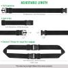 2PCS 22 inch Add a Bag Luggage Straps for Suitcase, Adjustable Suitcase Strap, Travel Accessories Travel Attachment for Connecting Two Suitcases or Smaller Packages Together -Black view 3
