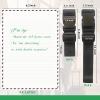 2PCS 22 inch Add a Bag Luggage Straps for Suitcase, Adjustable Suitcase Strap, Travel Accessories Travel Attachment for Connecting Two Suitcases or Smaller Packages Together -Black view 4