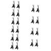 BESPORTBLE 20pcs Wooden Display Stand Two-tier Craft Holder for Collectors Stylish Showcase for Home Decor for Retail Displays and Craft Shows Simple Design and Generous Style view 1