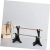 BESPORTBLE 20pcs Wooden Display Stand Two-tier Craft Holder for Collectors Stylish Showcase for Home Decor for Retail Displays and Craft Shows Simple Design and Generous Style view 3