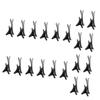 BESPORTBLE 20pcs Wooden Display Stand Two-tier Craft Holder for Collectors Stylish Showcase for Home Decor for Retail Displays and Craft Shows Simple Design and Generous Style view 4