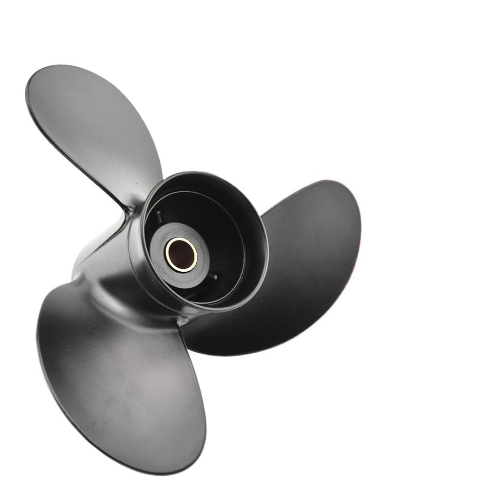 NyZyL Outboard Propeller for Toh-atsu Mercu-ry 8hp 9.9hp 8.5 * 7.5 Boat Motor Aluminum Alloy Screw 3 Blade 12 Spline Marine Engine Part