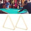 2Pcs Billiard Ball Frame, Thicken Professional Billiards Triangular Frame, White Lightweight Plastic Snooker Ball Triangular Rack, Vintage Style Billiard Tripod Snooker Balls Rack Accessories for Gym view 3