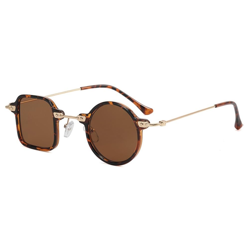 HPIRME Asymmetrical Round Sunglasses Women UV400 Shade Sun Glasses Beach Outdoor Driving Eyewear,2,One size
